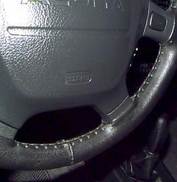 Leather Steering Wheel Wrap